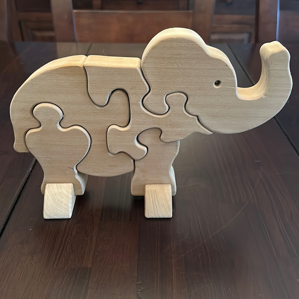 3D elephant puzzle